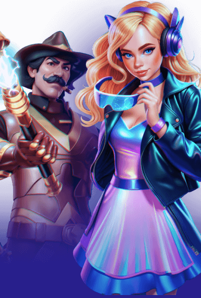 RTbet Spielautomat mit Cyberpunk-Motiv